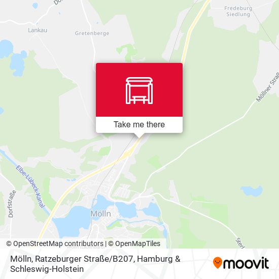 Mölln, Ratzeburger Straße/B207 map