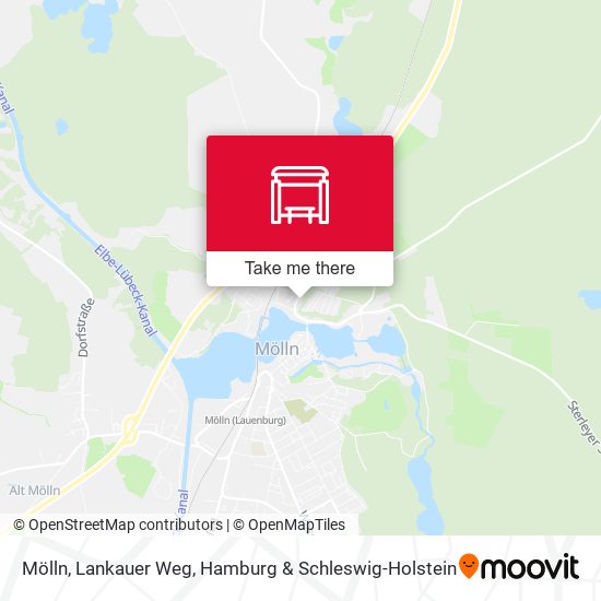 Mölln, Lankauer Weg map