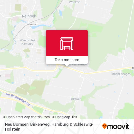 Neu Börnsen, Birkenweg map