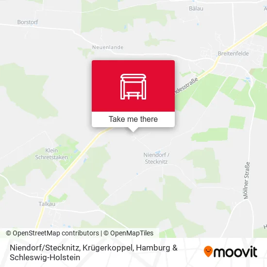 Карта Niendorf / Stecknitz, Krügerkoppel