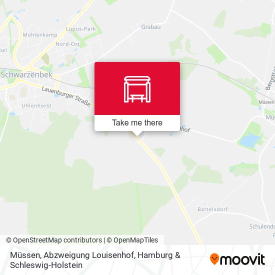 Müssen, Abzweigung Louisenhof map