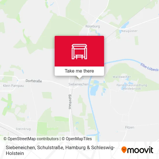 Карта Siebeneichen, Schulstraße