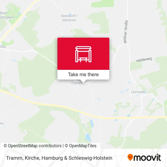 Карта Tramm, Kirche