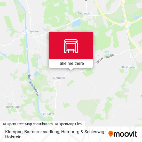 Klempau, Bismarcksiedlung map
