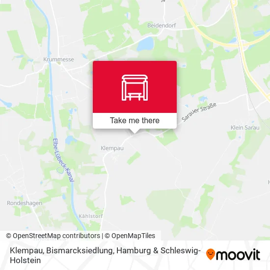 Карта Klempau, Bismarcksiedlung