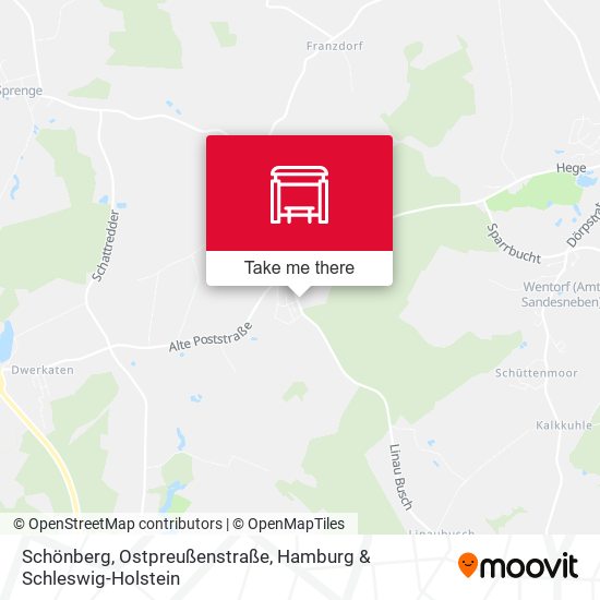 Schönberg, Ostpreußenstraße map