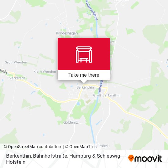 Berkenthin, Bahnhofstraße map