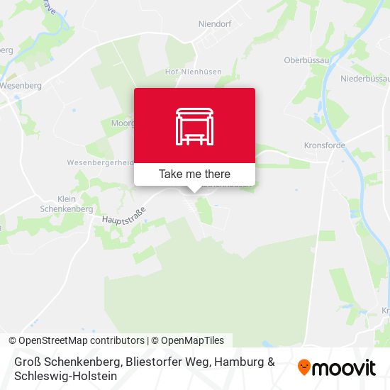 Groß Schenkenberg, Bliestorfer Weg map