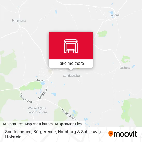 Карта Sandesneben, Bürgerende