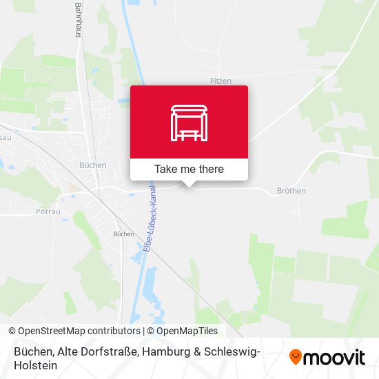 Büchen, Alte Dorfstraße map