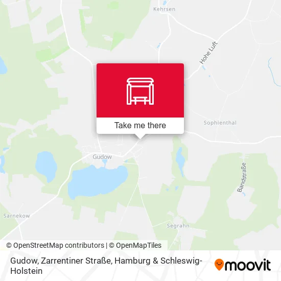 Карта Gudow, Zarrentiner Straße