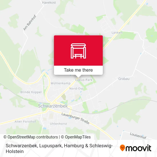 Карта Schwarzenbek, Lupuspark