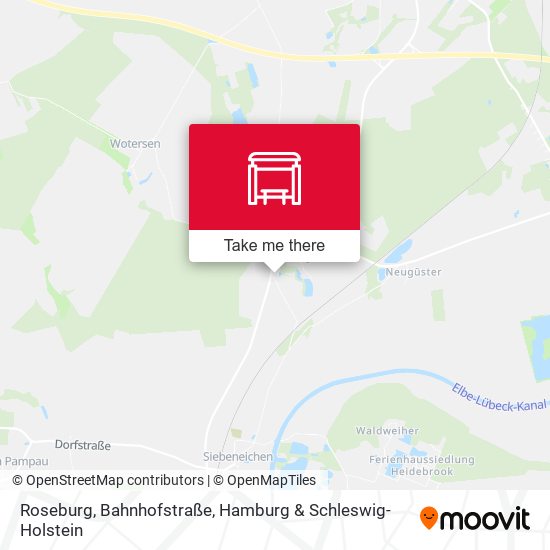 Roseburg, Bahnhofstraße map