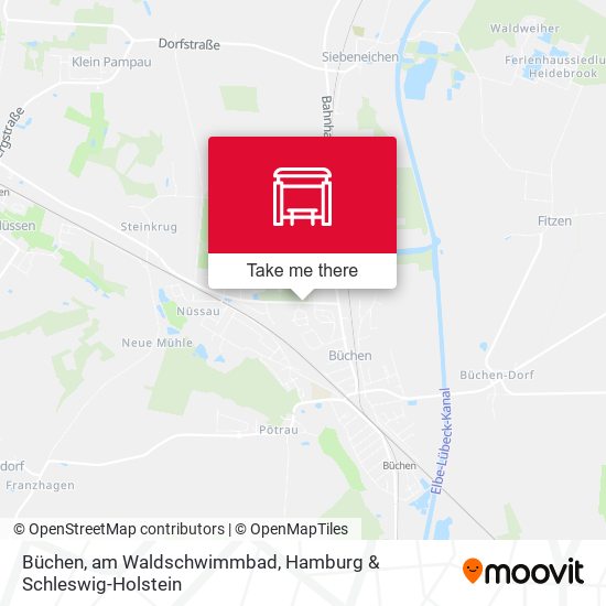 Büchen, am Waldschwimmbad map