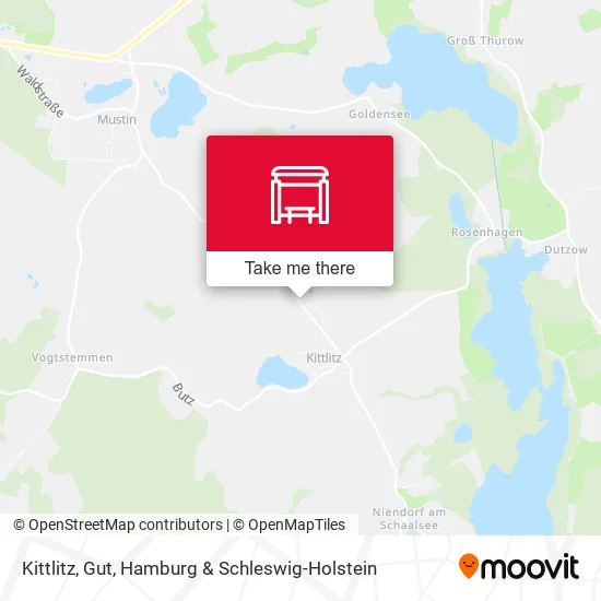 Карта Kittlitz, Gut