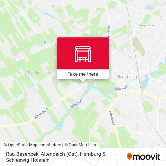 Raa-Besenbek, Altendeich (Ost) map