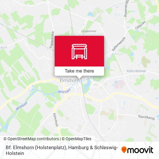 Bf. Elmshorn (Holstenplatz) map