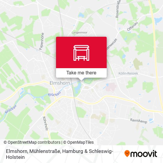 Elmshorn, Mühlenstraße map