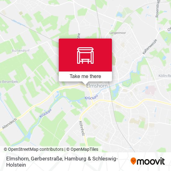 Elmshorn, Gerberstraße map