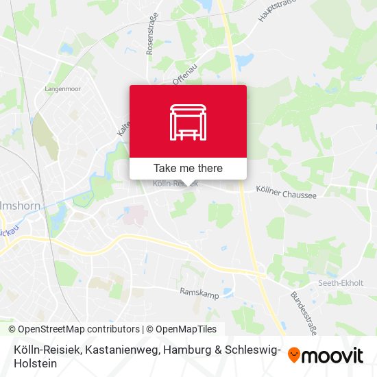Kölln-Reisiek, Kastanienweg map