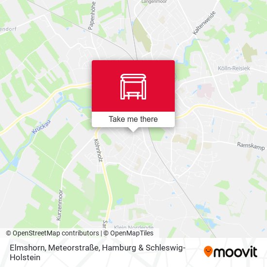 Elmshorn, Meteorstraße map