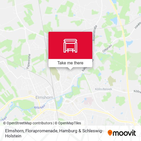 Elmshorn, Florapromenade map