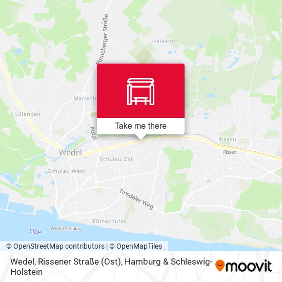 Карта Wedel, Rissener Straße (Ost)