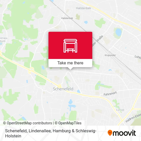 Карта Schenefeld, Lindenallee