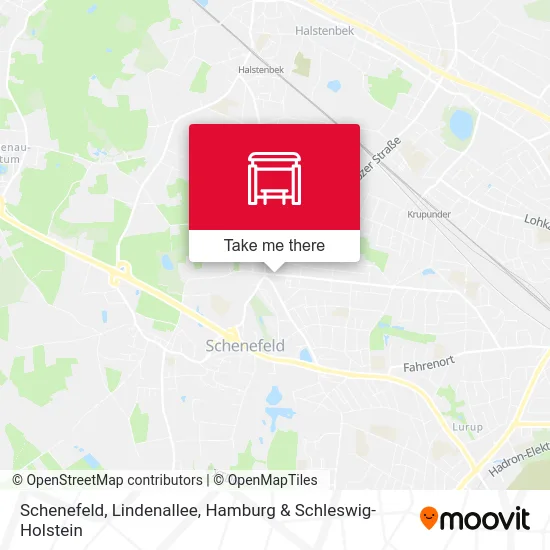 Карта Schenefeld, Lindenallee