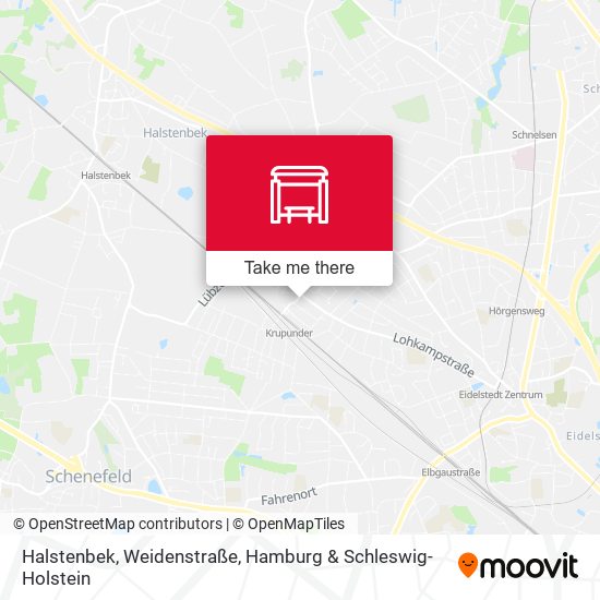 Halstenbek, Weidenstraße map