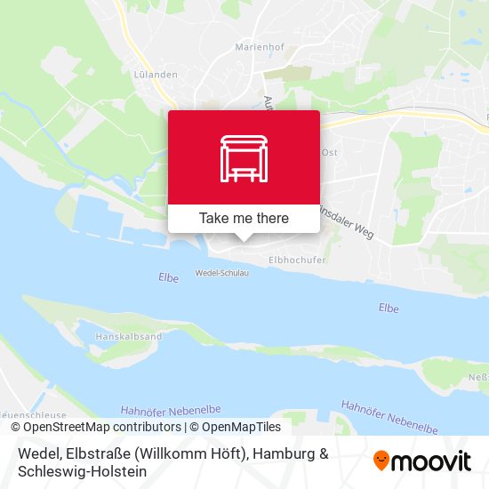 Wedel, Elbstraße (Willkomm Höft) map