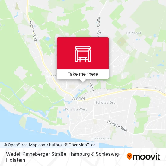Карта Wedel, Pinneberger Straße