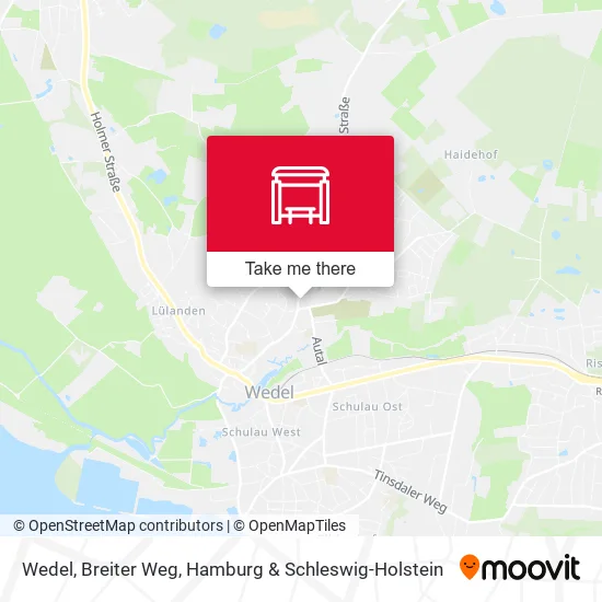 Карта Wedel, Breiter Weg