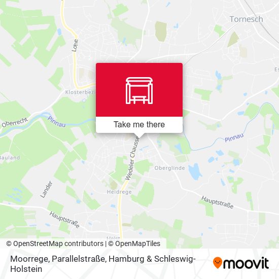 Moorrege, Parallelstraße map