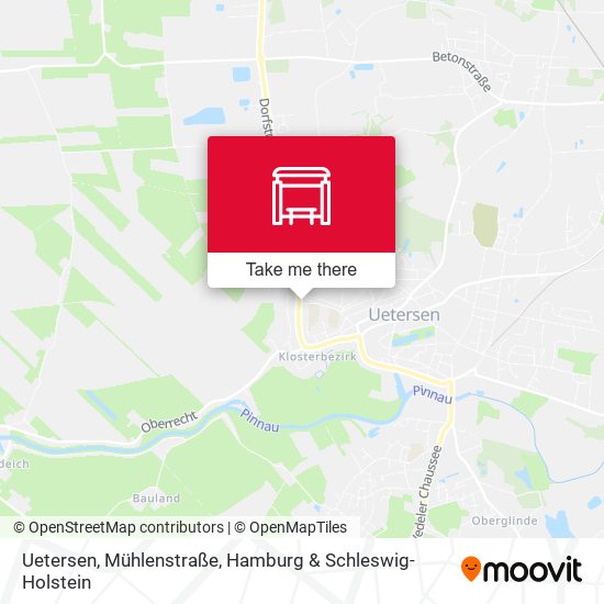 Uetersen, Mühlenstraße map