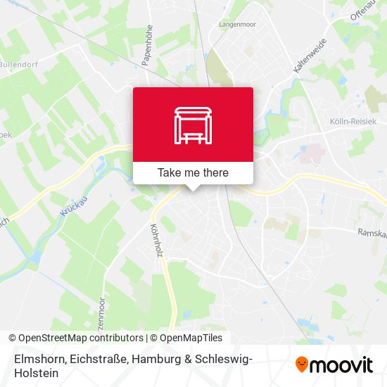 Elmshorn, Eichstraße map