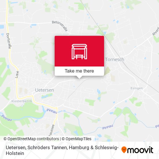 Uetersen, Schröders Tannen map