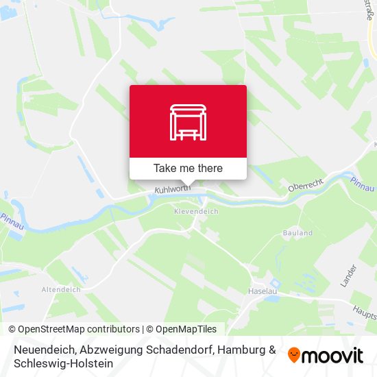 Neuendeich, Abzweigung Schadendorf map