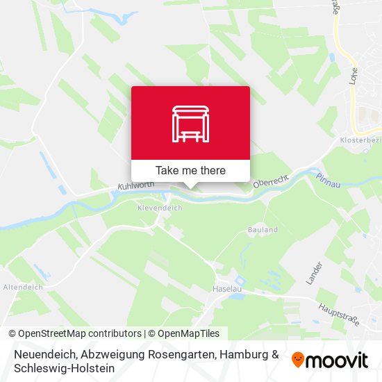 Neuendeich, Abzweigung Rosengarten map