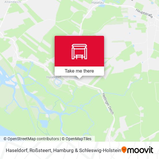 Haseldorf, Roßsteert map