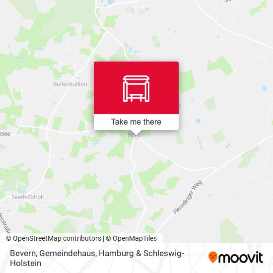 Bevern, Gemeindehaus map