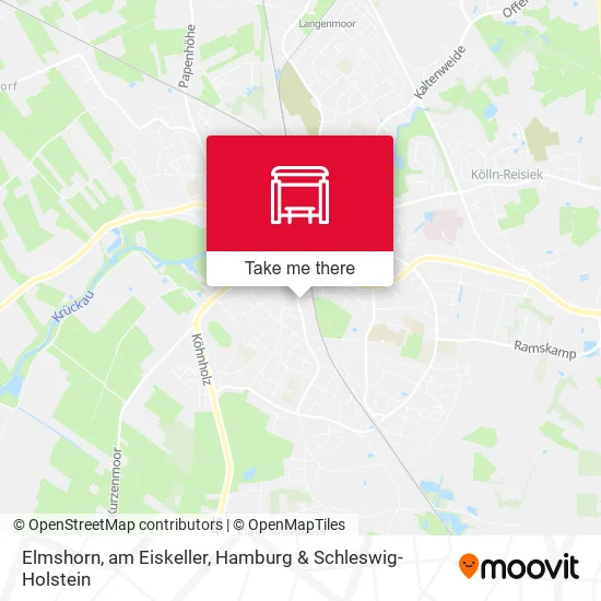 Карта Elmshorn, am Eiskeller