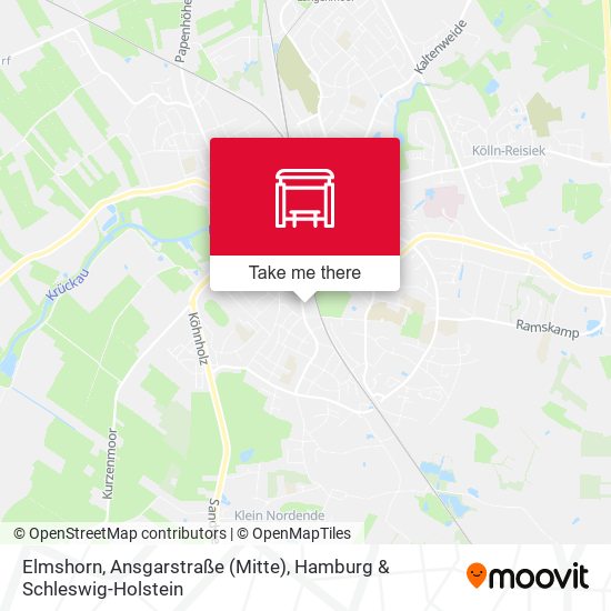 Elmshorn, Ansgarstraße (Mitte) map