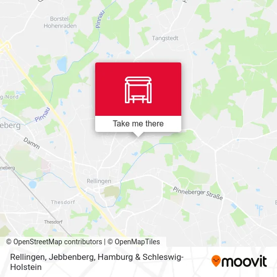 Карта Rellingen, Jebbenberg