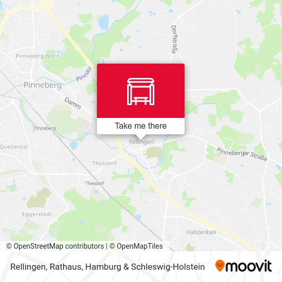 Rellingen, Rathaus map