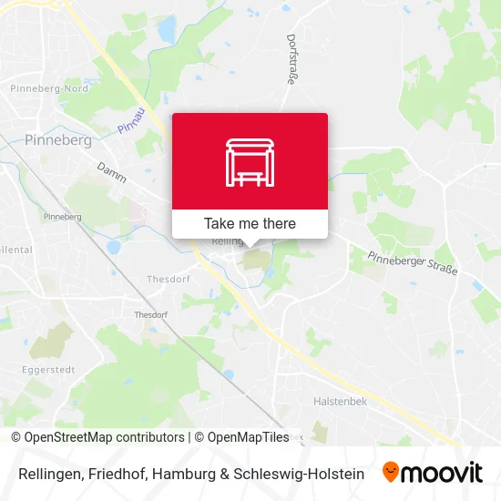 Rellingen, Friedhof map