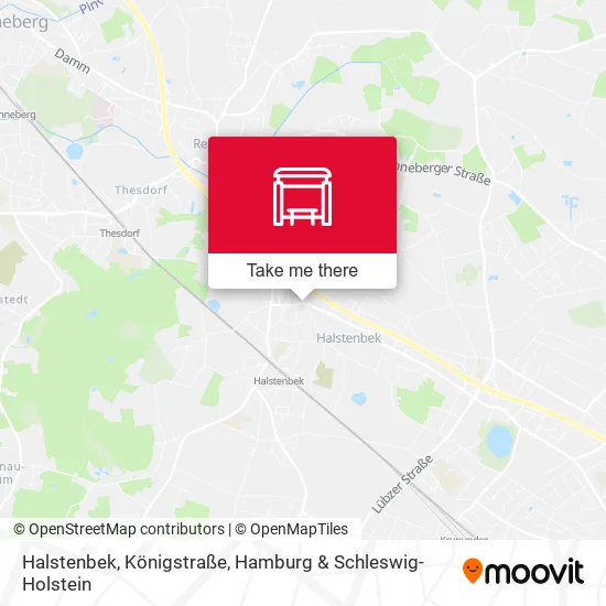 Карта Halstenbek, Königstraße