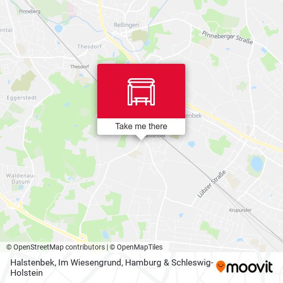 Halstenbek, Im Wiesengrund map
