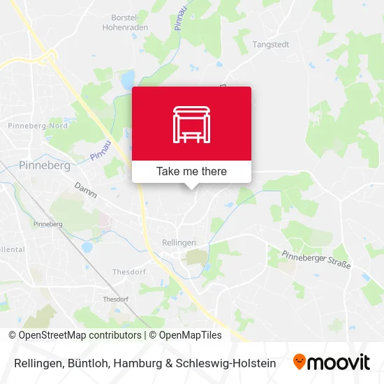 Rellingen, Büntloh map