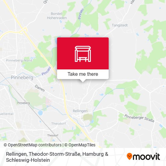 Rellingen, Theodor-Storm-Straße map